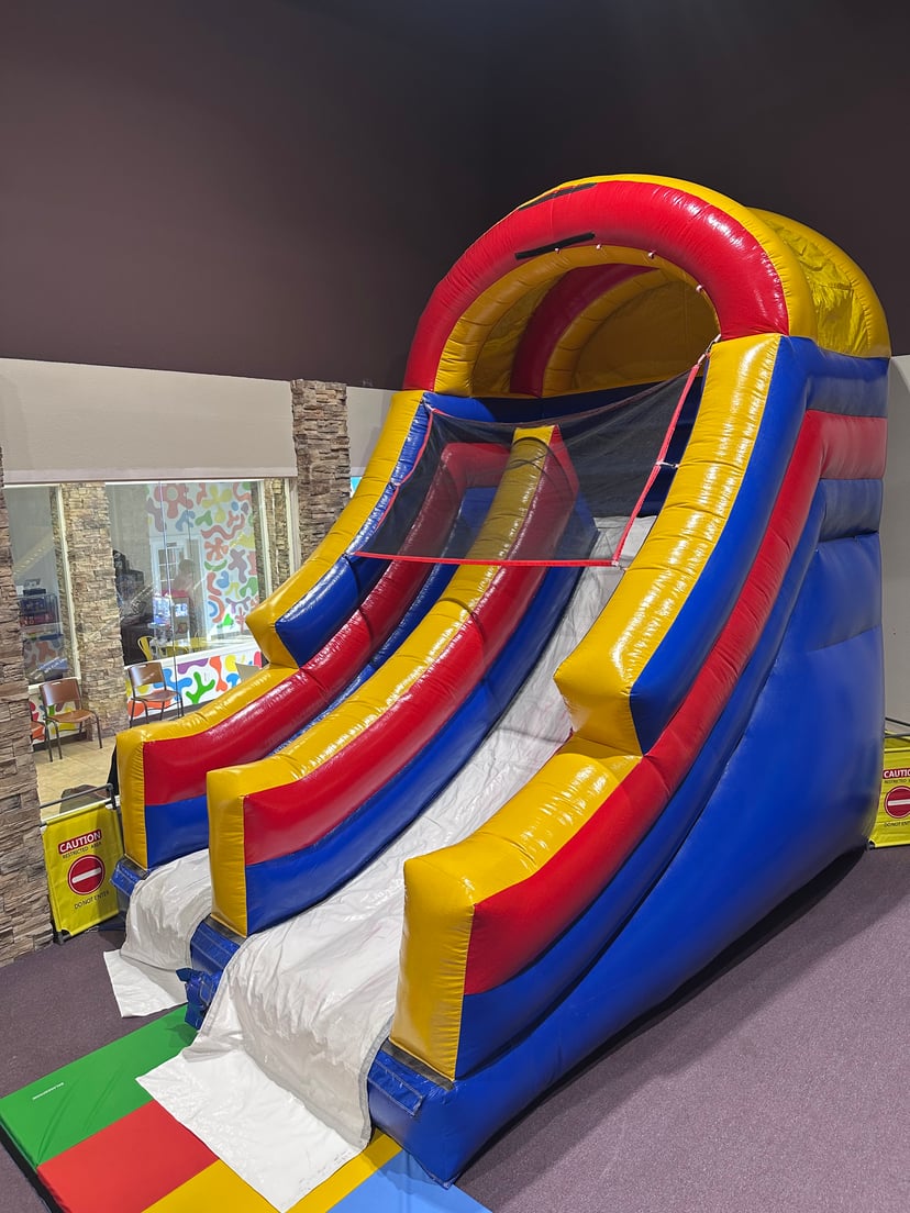 18ft Slide in the Indoor Park