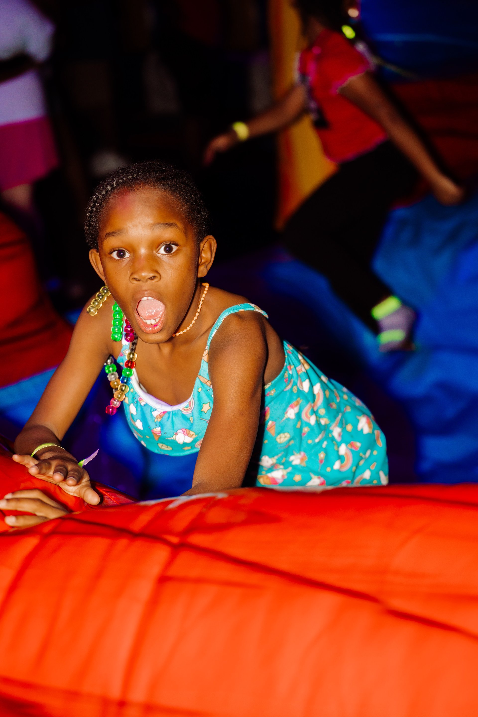 Kids Enjoying the Glow Event