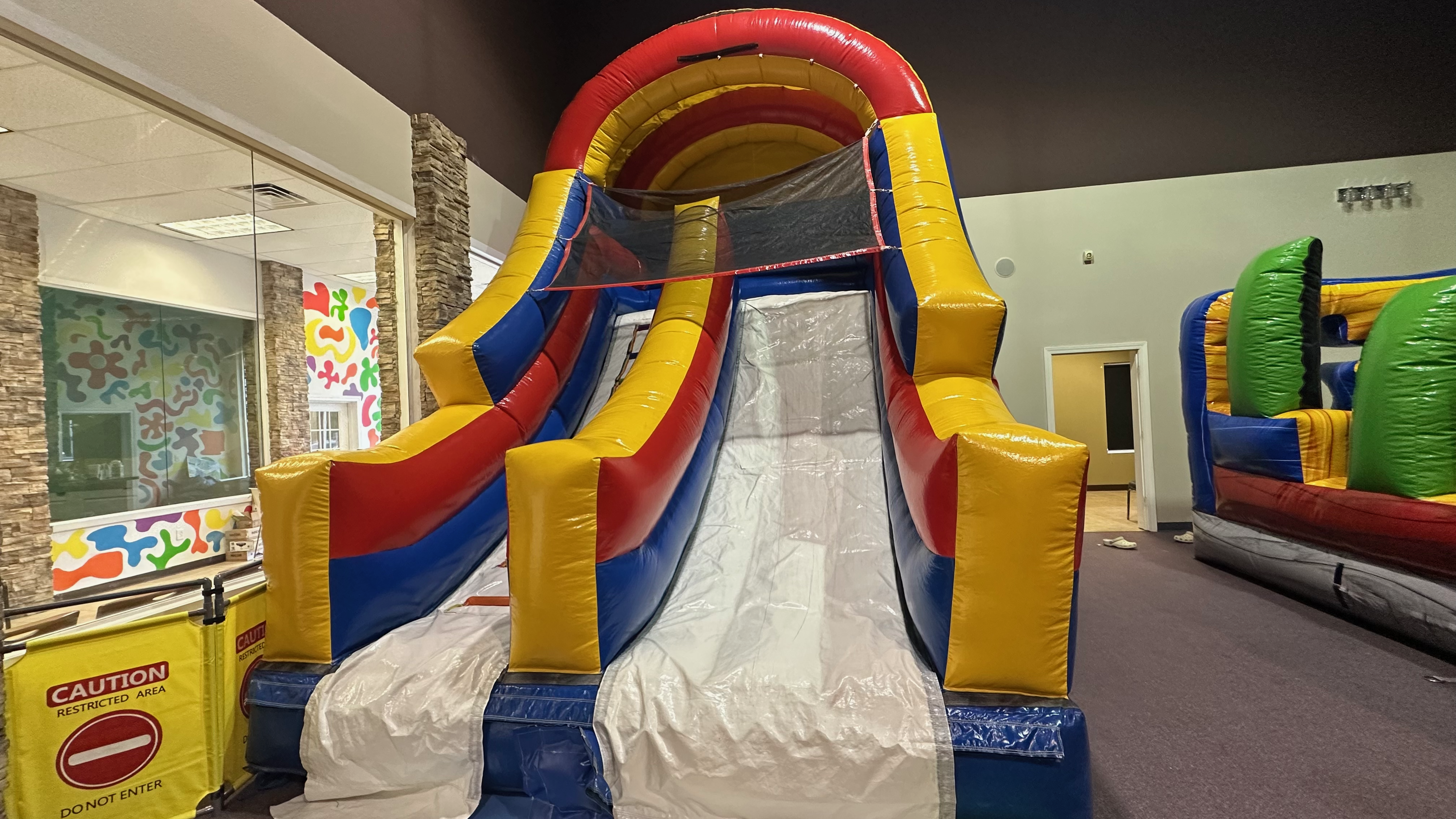 Indoor Inflatable Bounce House Slide at Central Arkansas Inflatables